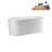 59.1'' x 27.6'' Freestanding Soaking Acrylic Bathtub-83636253