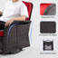 Chaises pivotantes d'extérieur avec coussins 3 pièces Maximos-710538224-710538222