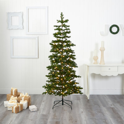 Artificial Christmas Tree with Pre-Strung Lights