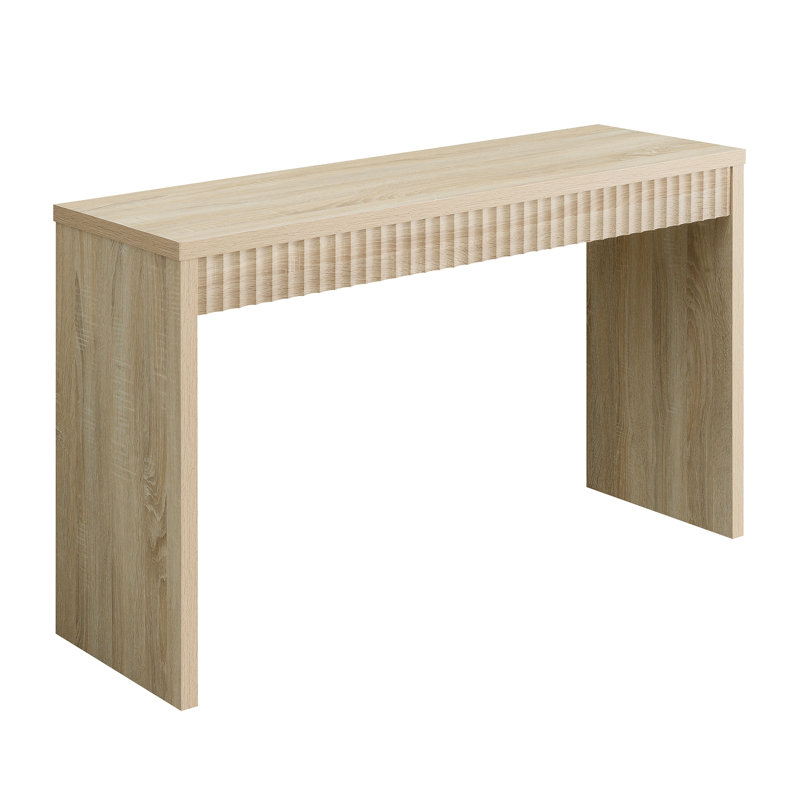 Console / bureau Allegonda, Blanc patiné
