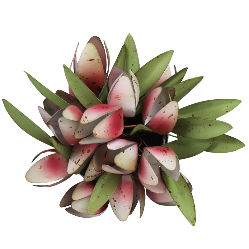 Pot With Tulips, Aluminum