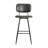 Upholstered Counter Stool with Metal Frame