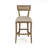 Carvell Upholstered Linen Counter Stool
