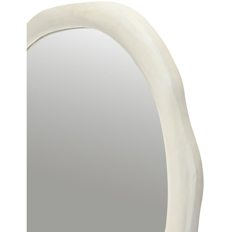 Miroir Armada, 36 po x 36 po, Crème, crème