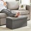 Banc de rangement en tissu-592268558