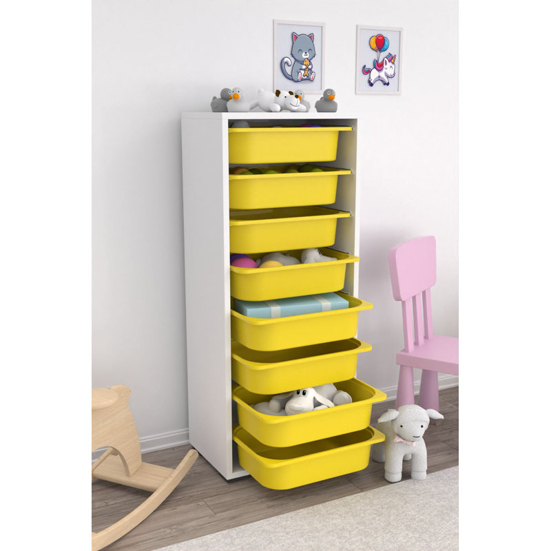 Armoire polyvalente, Jaune