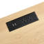 Table de chevet avec prise et port USB (table de chevet uniquement)