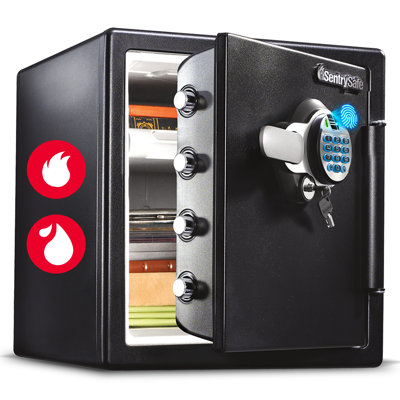 SentrySafe 1.2 CuFt Fire/Water Security Safe with Biometirc Keypad Lock