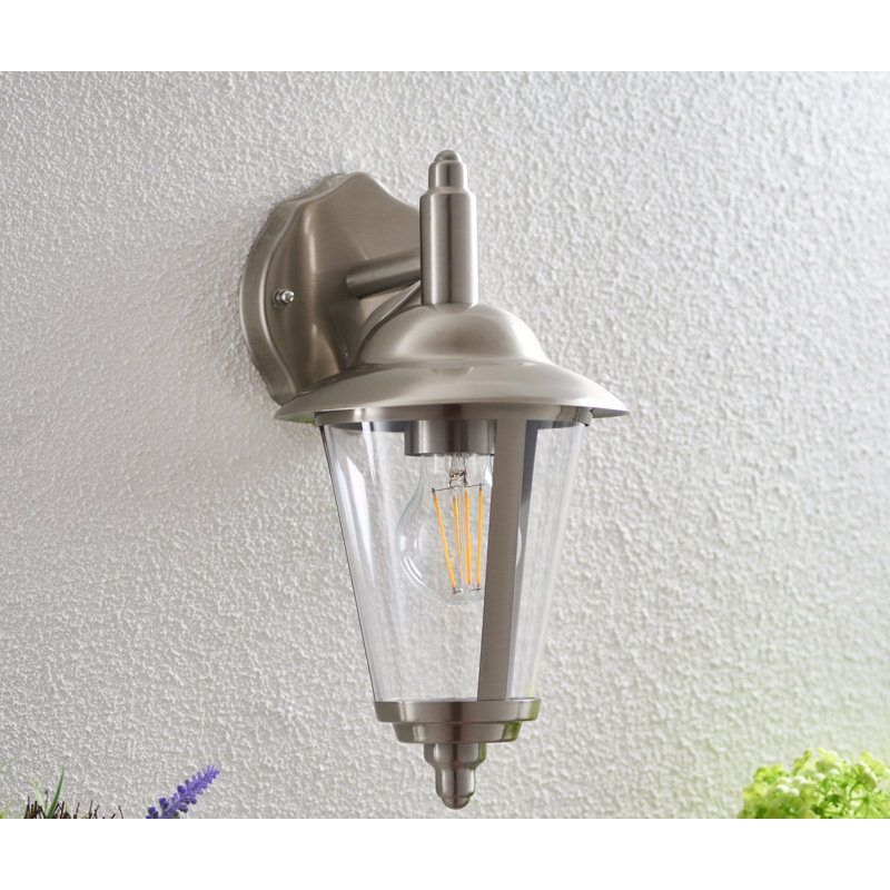 Rumbaugh Stainless Steel 31.5cm H Outdoor Wall Lantern