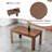 86.5" Extendable Rectangular Dining Table With 2 Drop Leaves And Solid Wood Legs, Seats 4-10