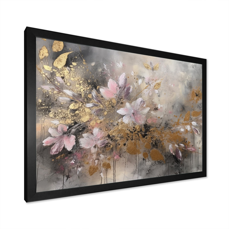 Ruberto Lush Delights sur toile, Cadre photo noir, H 12 po x l 20 po x P 1 po