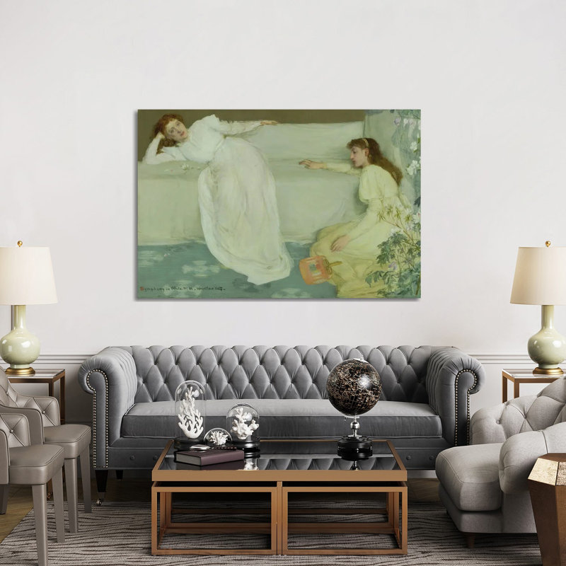 Symphony In White, No. 3 by James Abbott McNeill Whistler - 1 Piece Wall Art on Canvas, 101.6 cm H x 152.4 cm W x 3.175 cm D