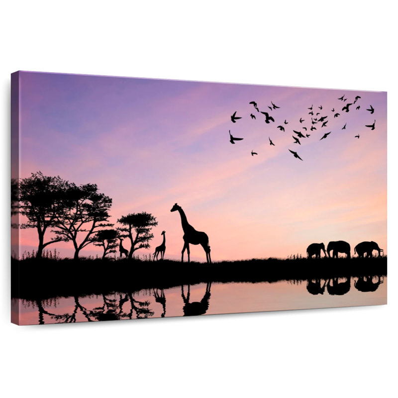 Brampt, animaux du safari africain, H 8 po x l 12 po