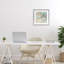 «Serene Pastel Brushstroke Harmony», reproduction sous verre encadrée, design par Carol Robinson-1375100891-1375100894