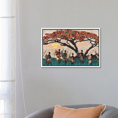 Alonzo Saunders by Alonzo Saunders - Floater Frame Gallery-Wrapped Canvas Giclée on Canvas