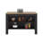 Wenge Open Storage Kitchen Island