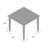 Langner Solid Wood Base Dining Table
