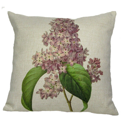  Purple Lilac Pillow Cover