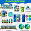 M-onster University Party Decoration,84pcs M-onster University Birthday Decoration&Monsters inc Tableware Set
