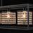 Lumaze 5 - Light Dimmable Kitchen Island Square / Rectangle Chandelier with Crystal Accents