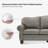 Eugene 81" Traditional Genuine Leather Sofa-2064026876