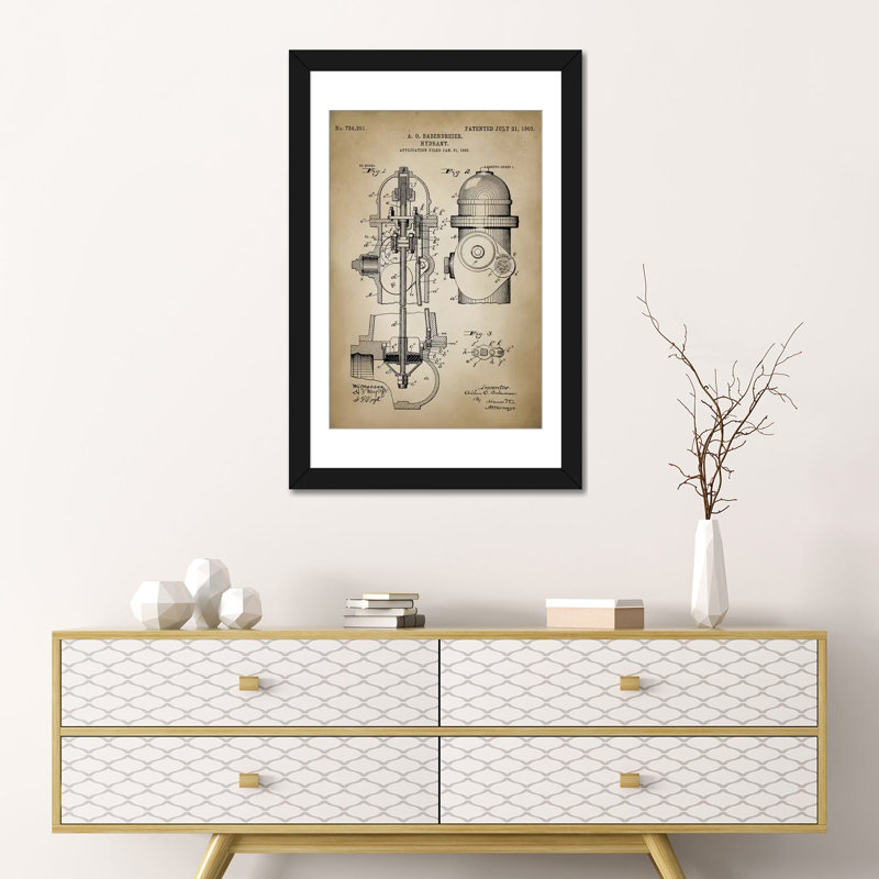 «Firefight V», impression sur toile, Blanc, Papier d'art encadré noir, H 24 po x l 16 po x P 1 po