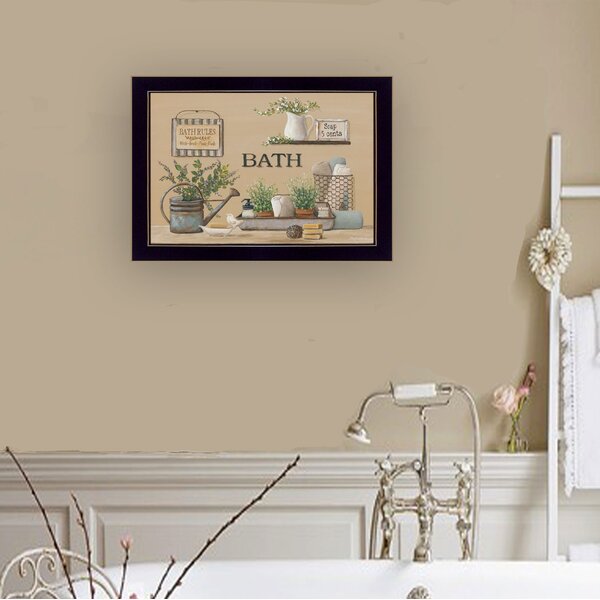 Family Recipe By Pam Britton Printed Framed Wall Art Wood Multi-Color