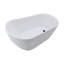 1501.1mm x 718.8mm Soaking Acrylic Bathtub-135586387
