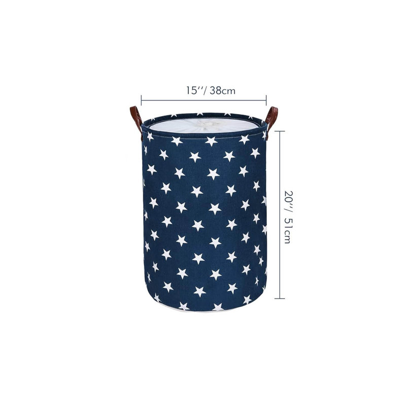 Laundry Hamper, Blue Star