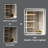 Harana Front and Back Lighting Dimmable Anti-Fog Bathroom/Vanity Mirror with Tempered Glass-1285717150
