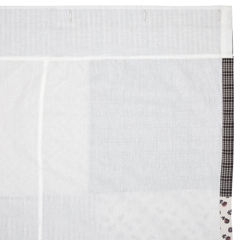 Bahari Cotton Patchwork Shower Curtain