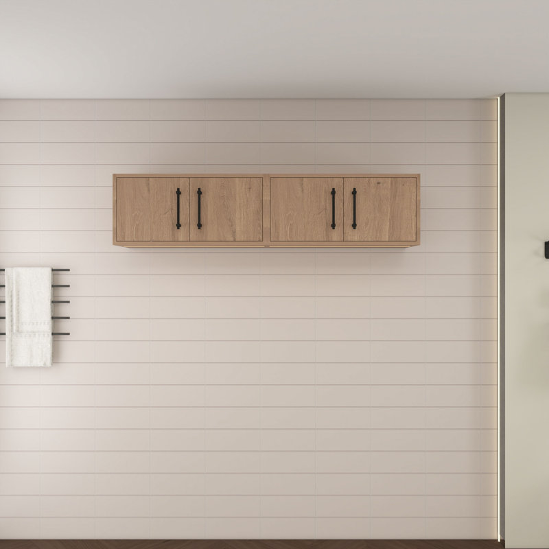 Armoire murale Victoria, Chêne rouge, H 13,8 po x l 59,3 po x P 12 po