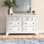 Commode double à 7 tiroirs de 64 po de largeur Bourges