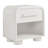 Rayshawn Curved 1-Drawer Nightstand in White Matte-1890327648