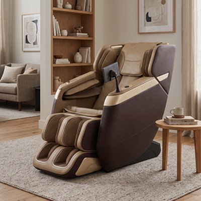 Dawkins Upholstered Power Reclining Heated Massage Chair
