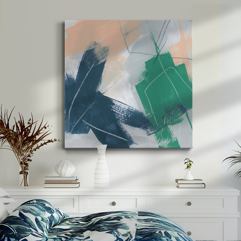 Diagonal Flight Plan I-Premium Gallery Wrapped Canvas - Ready to Hang