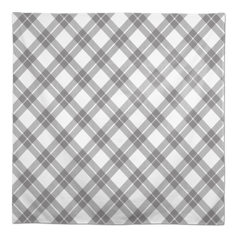 Nappe à carreaux Abdul-Hafiz, Gris