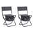 Ensemble de 2 chaises pliantes Inbox Zero Howzell-86870382