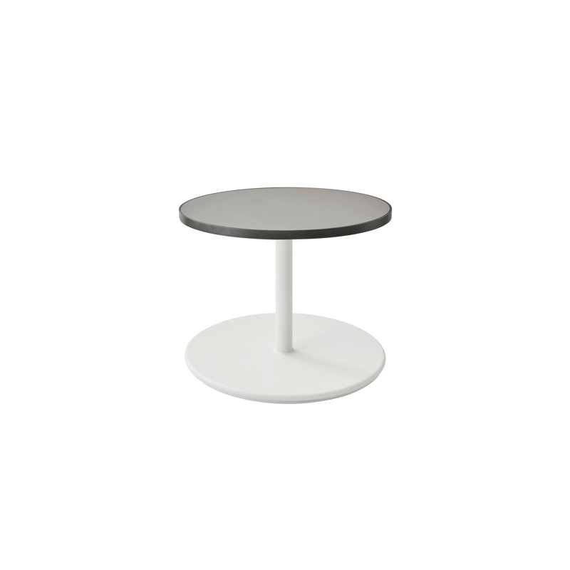 Outdoor Round, Lava Gray/Ceramic Light Gray, 23.7" W  x 23.7" L x 18" H