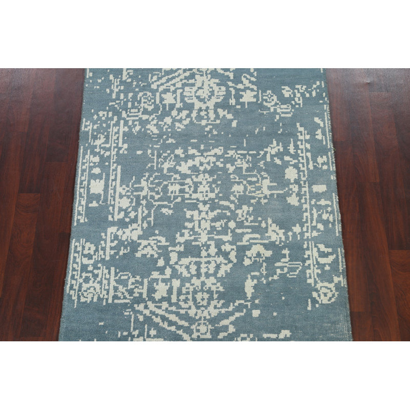 One-of-a-Kind 4'9" X 7'10" New Age Area Rug in Blue