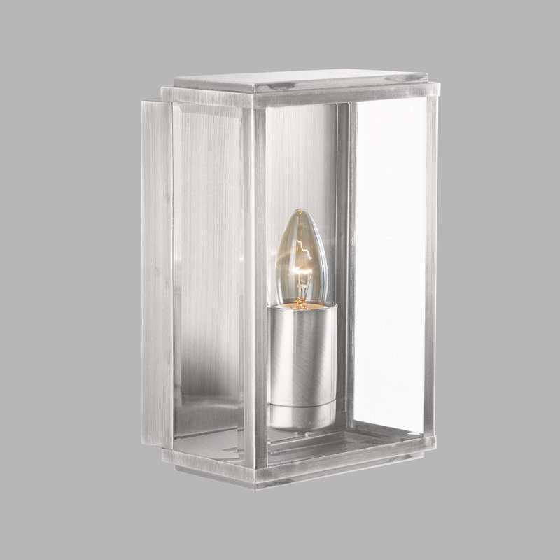 Caden 25cm H Outdoor Flush Mount, Satin Silver