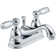 Centerset 2-handle Bathroom Faucet with Drain Assembly