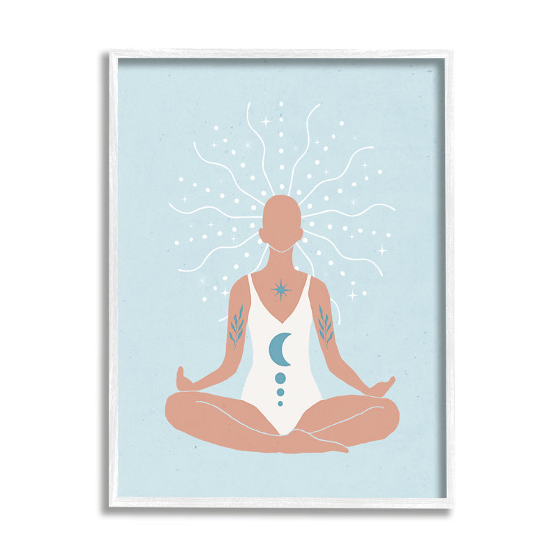 Mindful tai-chi humain, Plaque murale, H 16 po x l 16 po x P 1,5 po