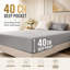Premium Hotel Style Fitted Sheet – 40cm (16 Inch) Extra Deep Pocket, Ultra-Soft Hypoallergenic Brushed Microfibre, Breathable & Fade-Resistant, Durable Elastic Bed Sheets-1102554784