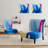 Brechta Vibrant Curve Design II - Velvet Upholstered Modern Slipper Chair-71876147