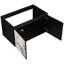 Meuble-lavabo de 30 po avec lavabo en céramique - noir, armoire moderne robuste, contreplaqué