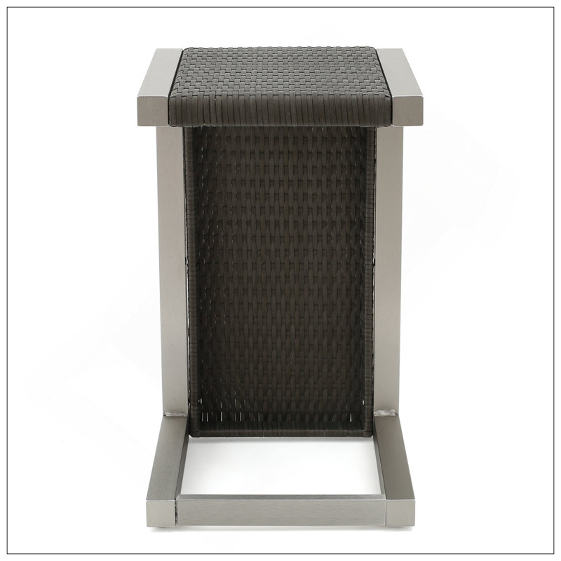 CAPE CORAL WICKER C-SHAPED TABLE