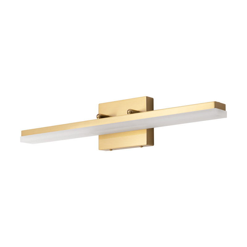 24'' Alfonzia 1-Light Dimmable LED 24W Bath Bar, Cold White 5000K, Gold