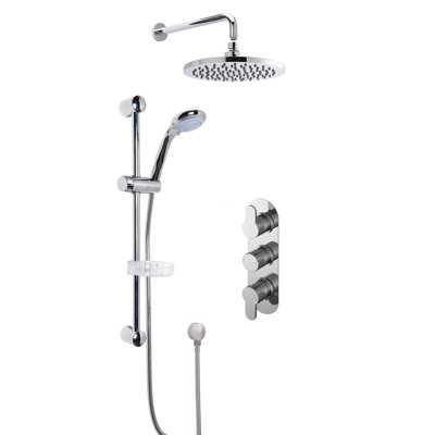 Thermostatic Shower with Dual Shower Head