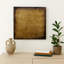 Art mural carré 24 po x 24 po x 1 po aspect bois brut-735155996